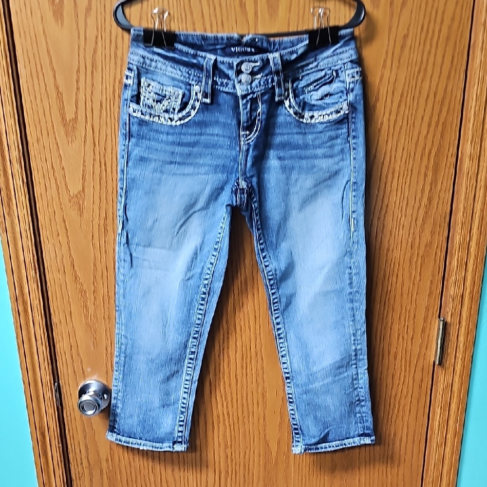 Vigoss Trendy Light Blue Cropped Jeans